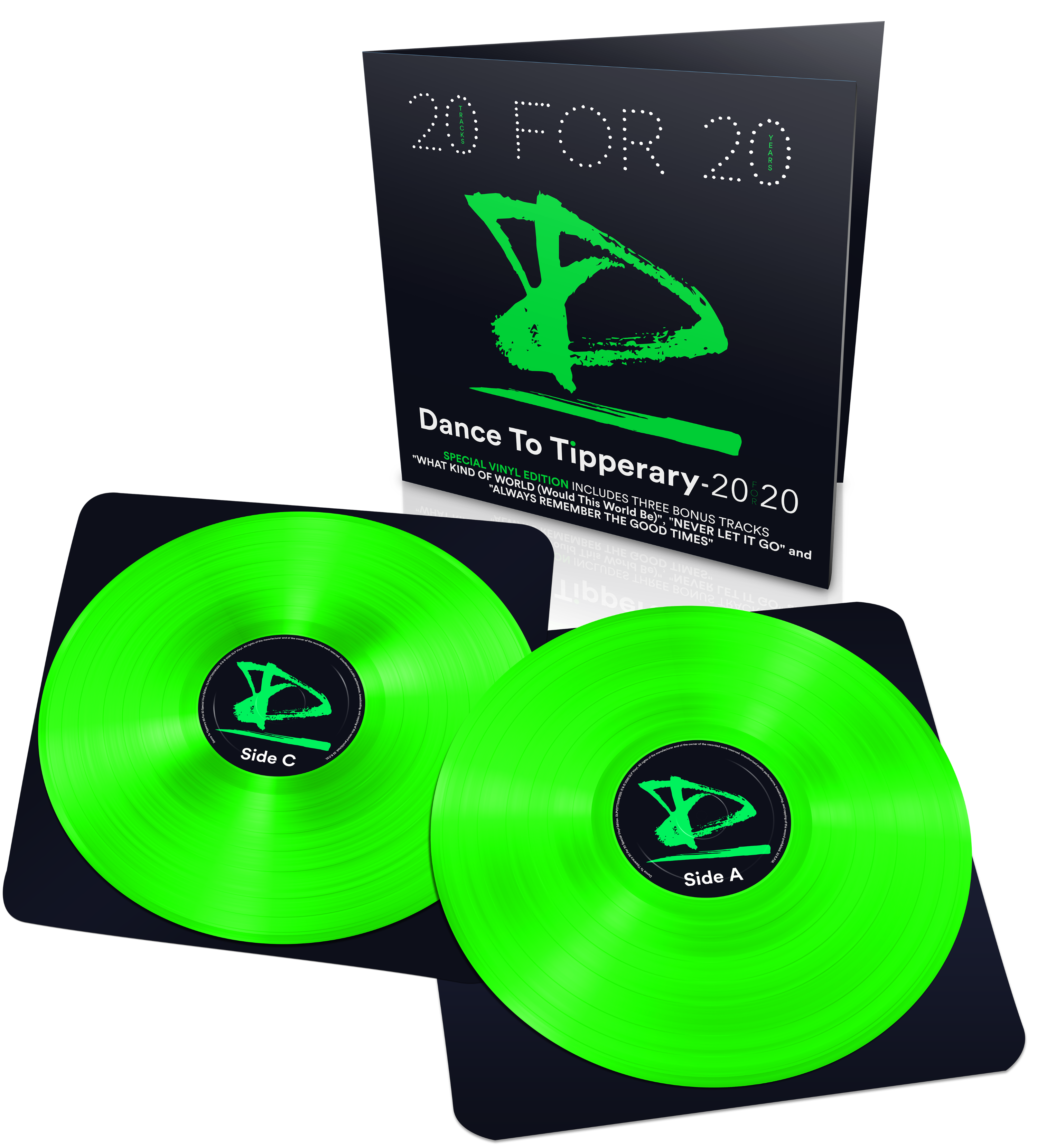 Dance To Tipperary - 20 FOr 20 2LP LTD Green Vinyl