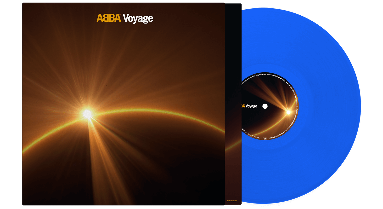 Abba - Voyage LP w/ Poster & Postcards LTD Blue Vinyl VERY LTD!