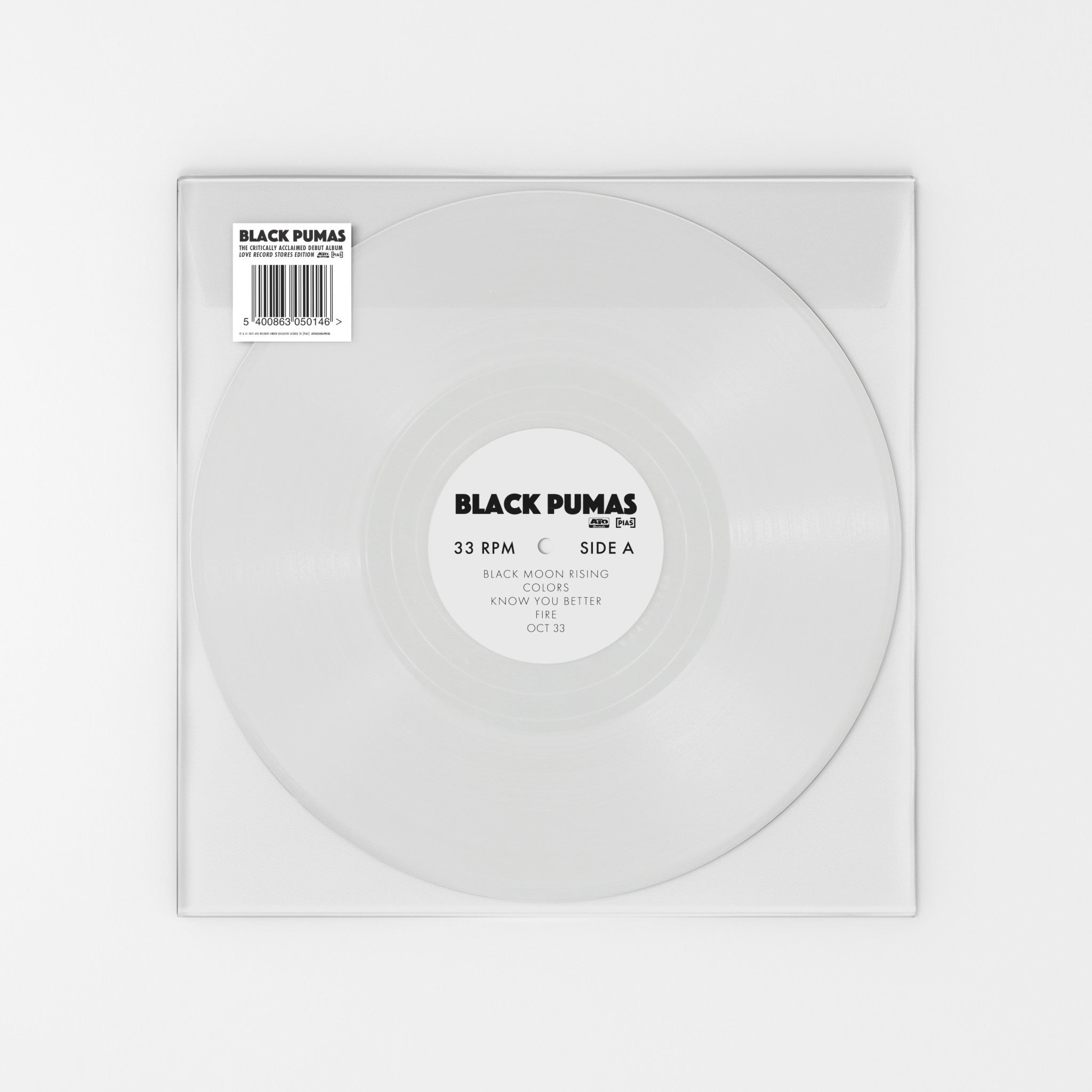 Black Pumas – Black Pumas LP LTD Clear Vinyl