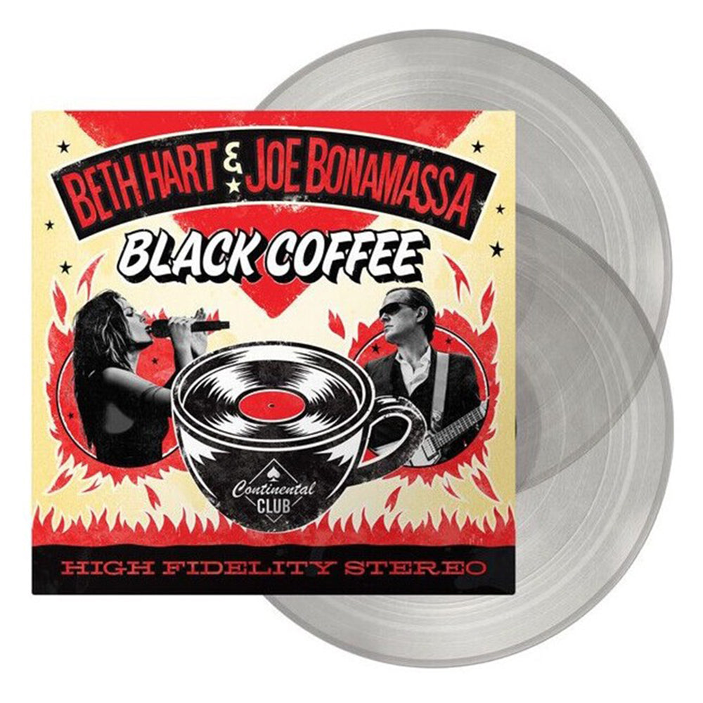 Beth Hart & Joe Bonamassa ‎– Black Coffee 2LP LTD Transparent Vinyl