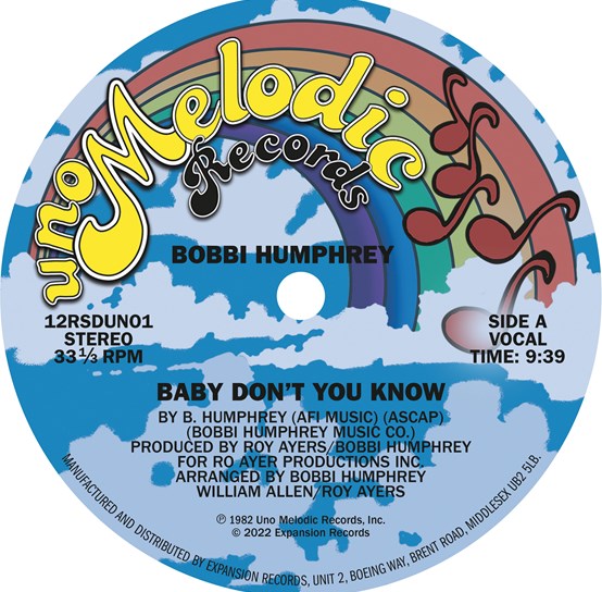 BOBBI HUMPHREY - BABY DON'T YOU KNOW - RSD 22 LP