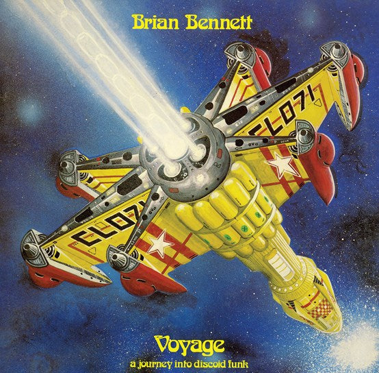 BRIAN BENNETT VOYAGE (A JOURNEY INTO DISCOID FUNK) (LIMITED BLUE WITH BLACK SWIRL VINYL EDITION) - RSD 22 LP