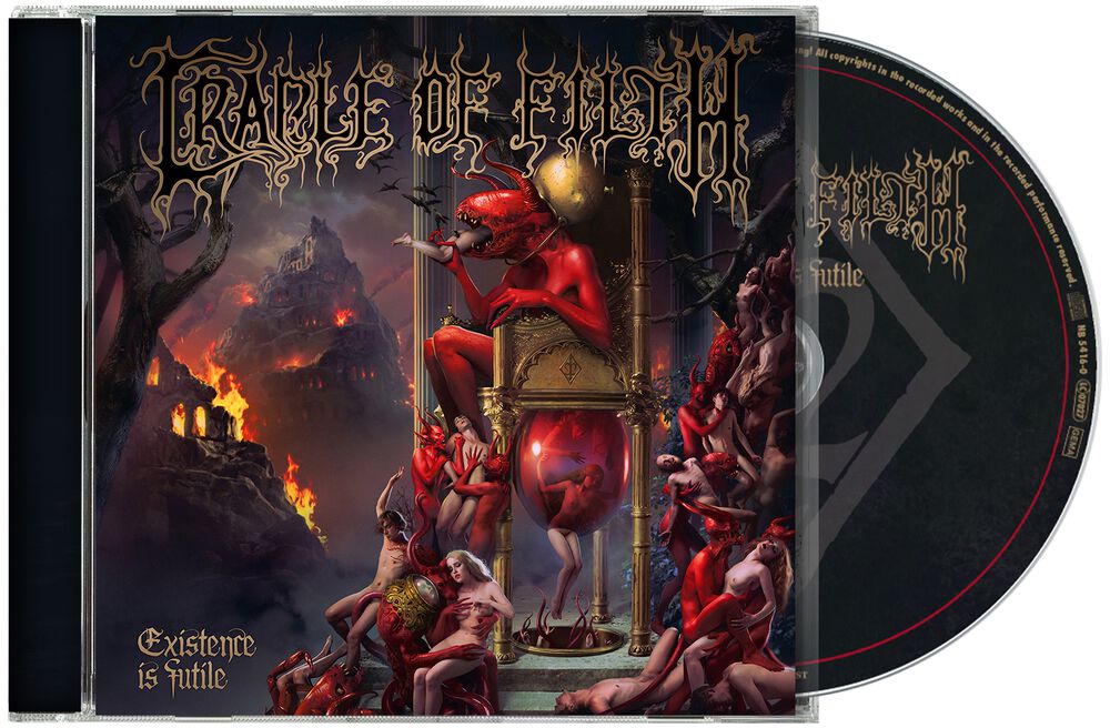 Cradle Of Filth ‎– Existence Is Futile CD