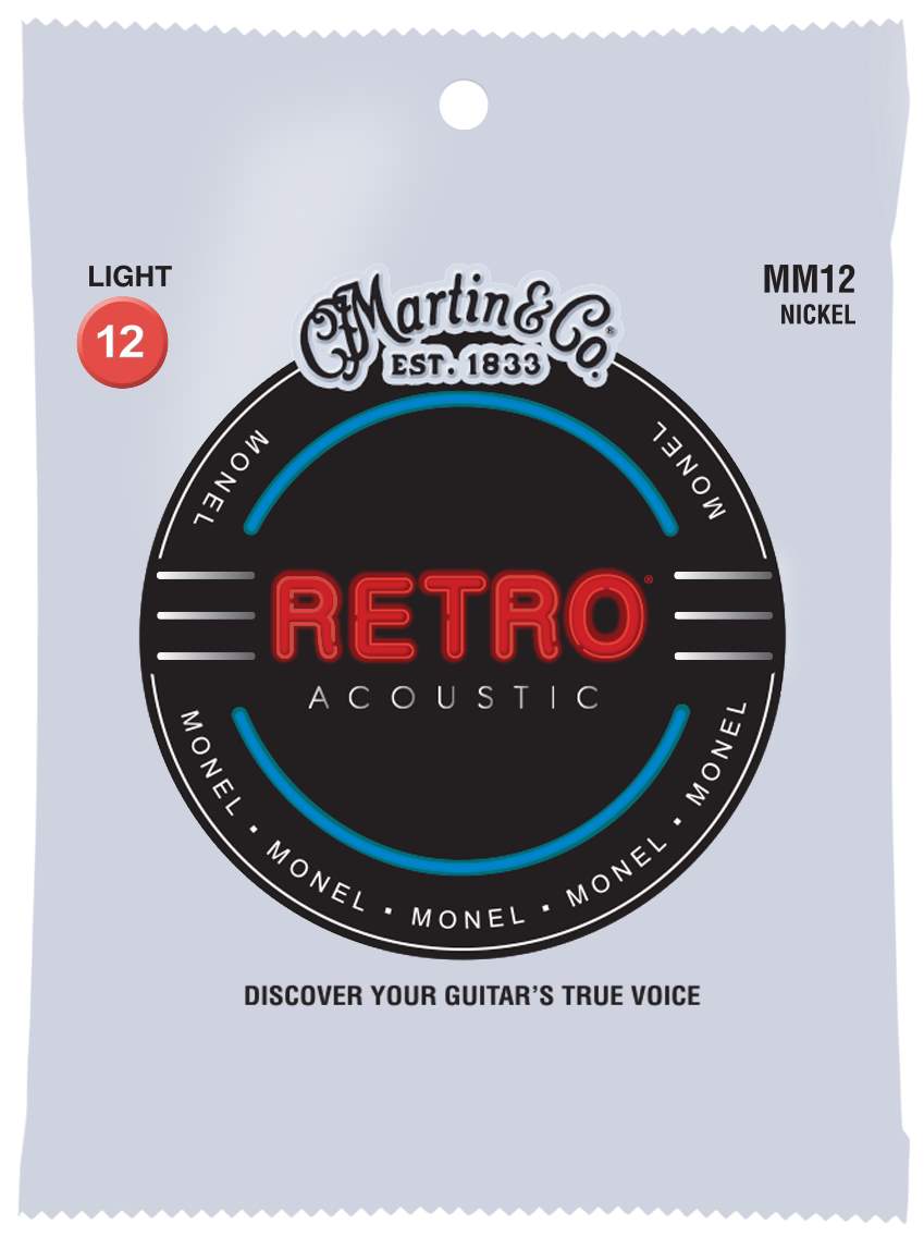Martin Light Retro Acoustic Strings (12-54)
