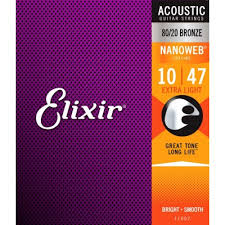Elixir X-Light Nano Bronze Acoustic Strings (10-47)