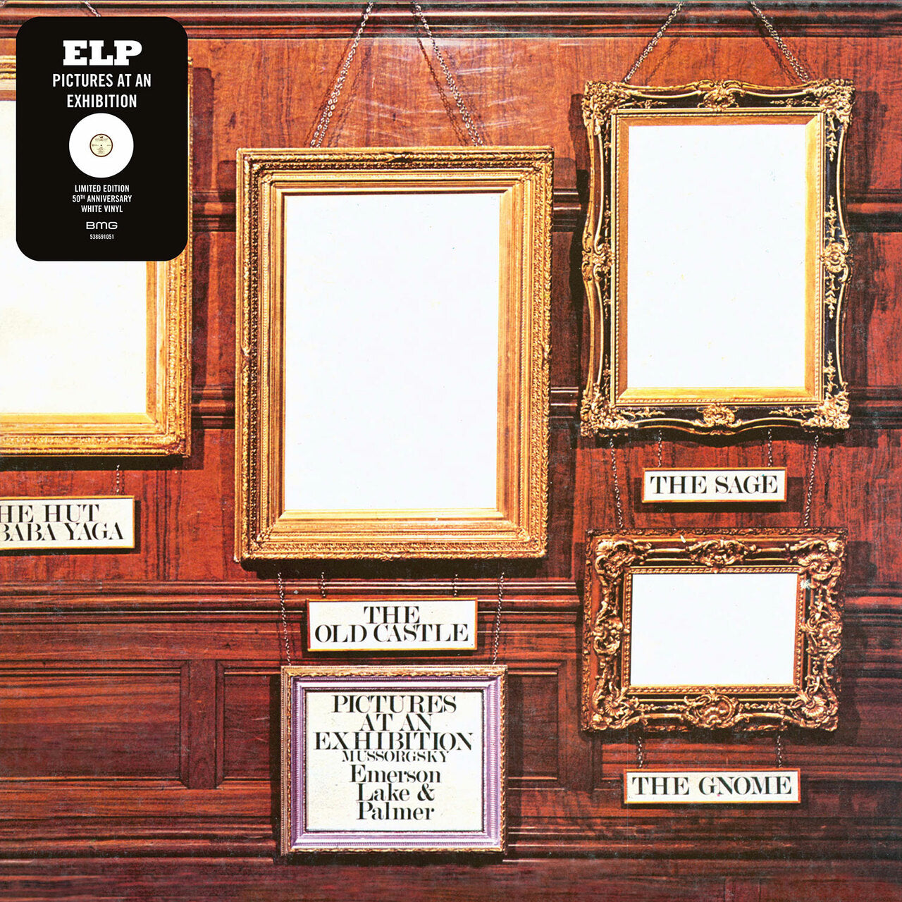 Emerson, Lake & Palmer ‎– Pictures At An Exhibition LP LTD White Vinyl Black Friday 2021