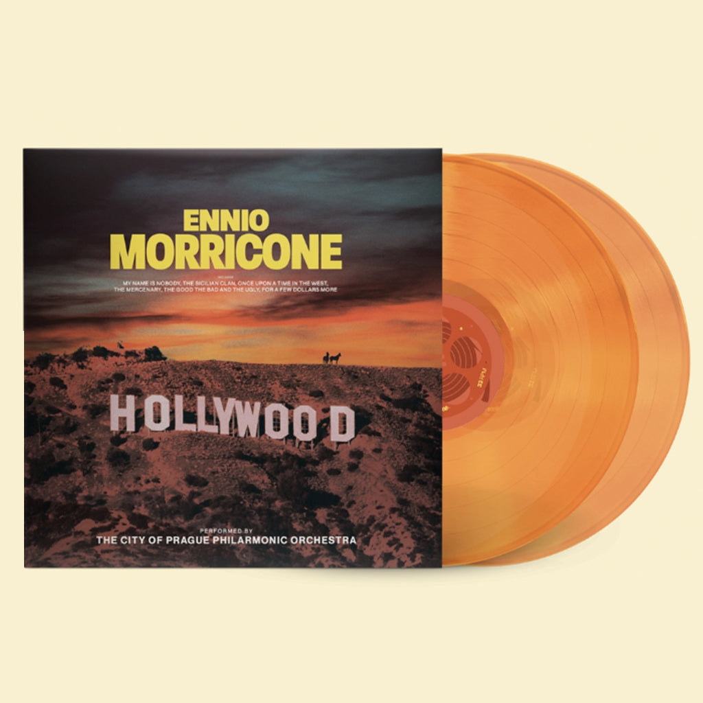 Ennio Moriconne - Hollywood Story By The City Of Prague Philharmonic Orchestra 2LP Transparent Orange Vinyl