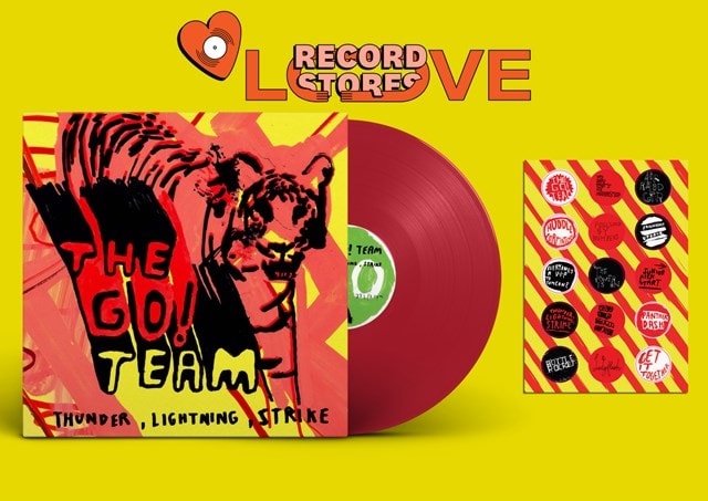 Go Team - Thunder Lightning Strike LP LTD Magenta Vinyl Love Record Stores