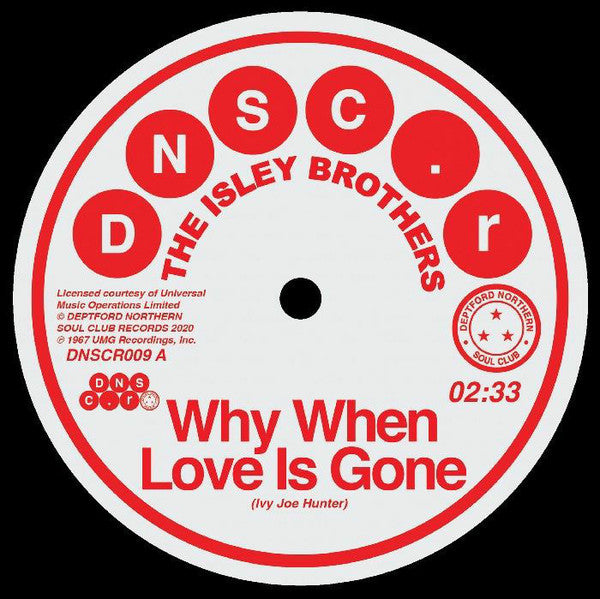Isley Brothers/Brenda Holloway - Why When Love Is Gone/Can't Hold The Feeling Back 7"