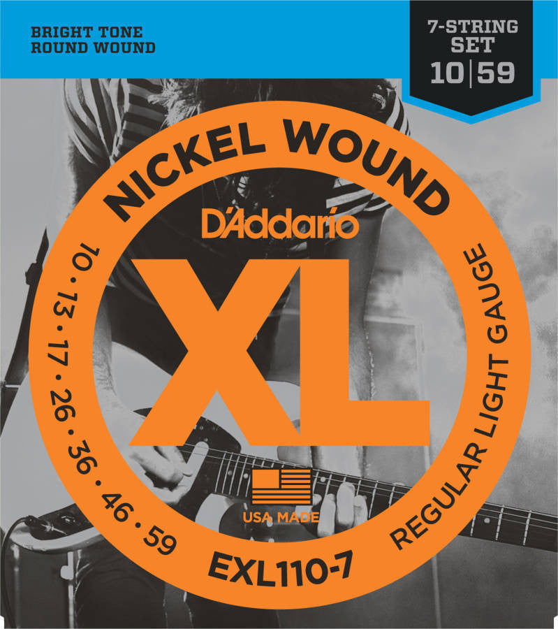 D'Addario 7-String Electric Strings (10-59)