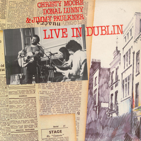 Christy Moore With Donal Lunny... ‎– Live In Dublin LP