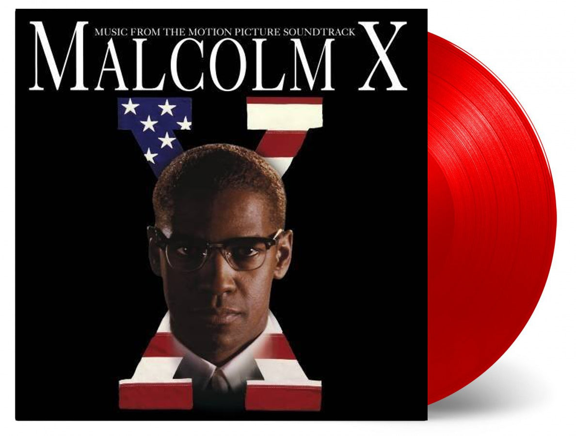 Malcolm X OST LP LTD Translucent Red Vinyl