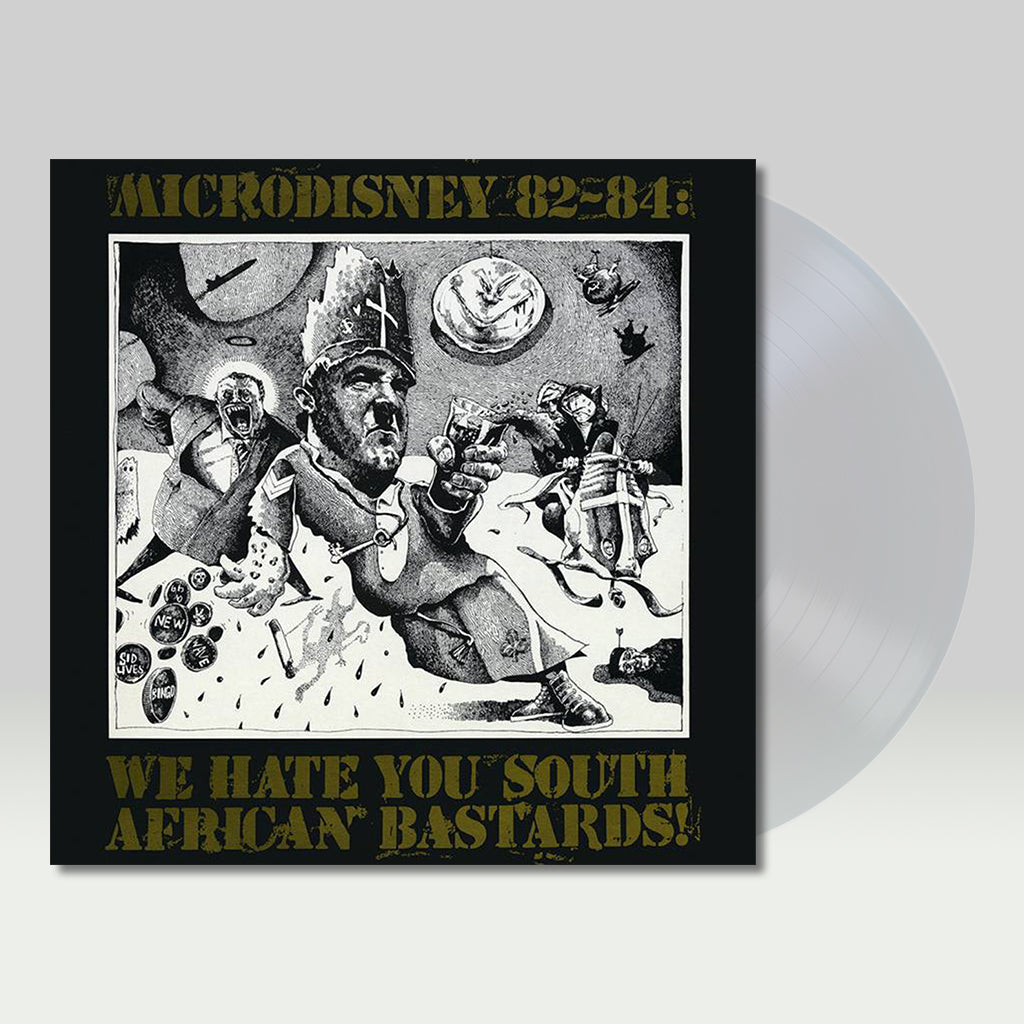 Microdisney - 82-84: We Hate You South African Bastards LP LTD Clear Vinyl