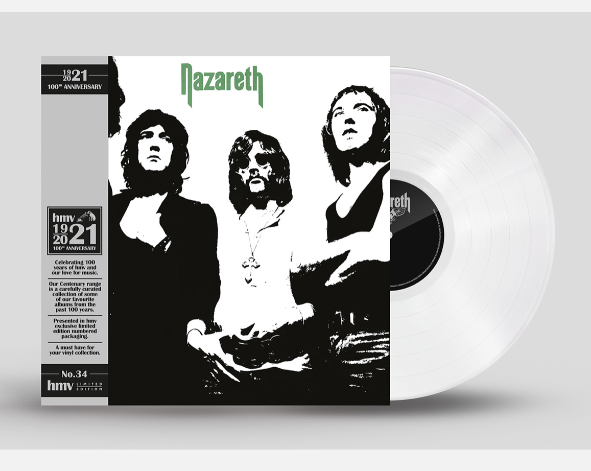 Nazareth Lp Nazareth – Nazareth LP LTD White Coloured Vinyl – Steamboat.ie