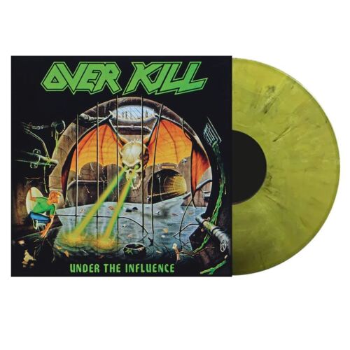 Overkill – Under The Influence LP Yellow Marble Vinyl