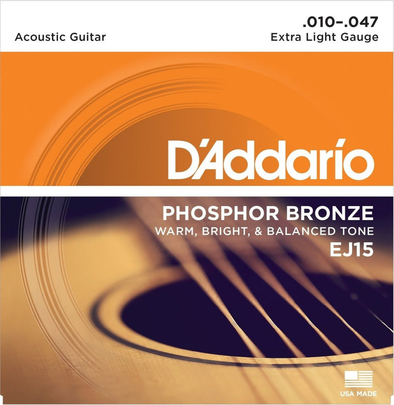 D'Addario X-Light Phosphor Acoustic Strings (10-47)
