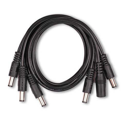 Mooer PDC-5S 5 Plug Multi DC Power Cable (Straight)