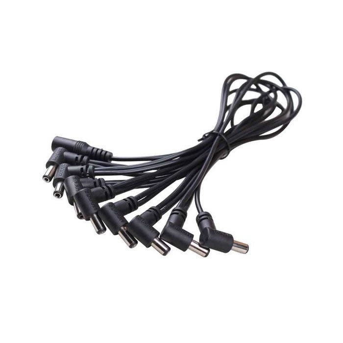 Mooer PDC-8A 8 Plug Multi DC Power Cable (Angled)