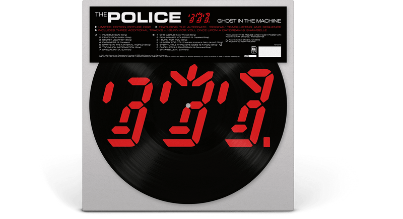 Police – Ghost In The Machine LP Picture Disc