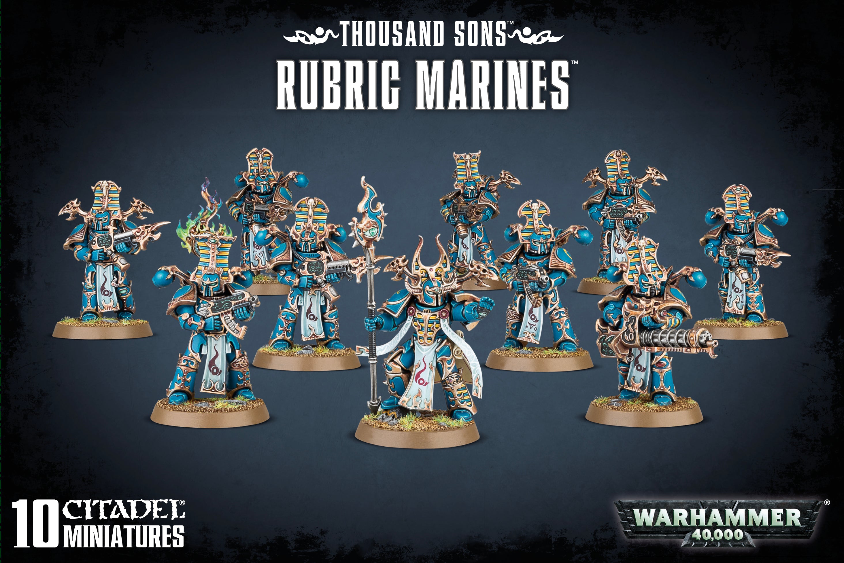 Games Workshop - Warhammer 40K: Thousand Sons Rubric Marines