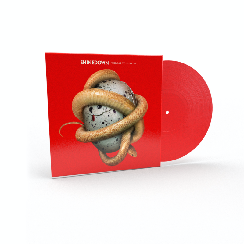 Shinedown - Threat To Survival LP Translucent Red Vinyl