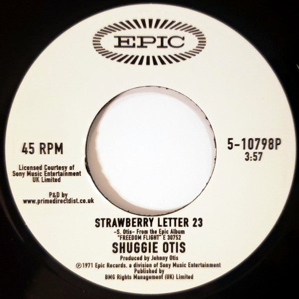 Shuggie Otis – Strawberry Letter 23 / Ice Cold Daydream 7"