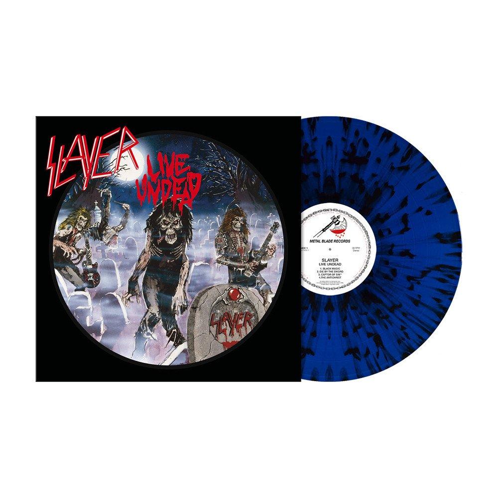 Slayer – Live Undead LP LTD Blue/White & Black Splatter Vinyl