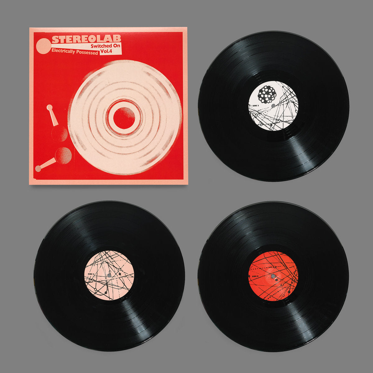 Stereolab ‎– Electrically Possessed [Switched On Vol. 4] 3LP