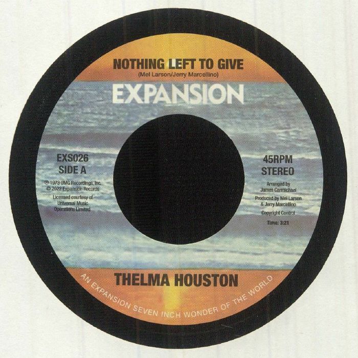 Thelma Houston ‎– Nothing Left To Give / Baby Mine 7"