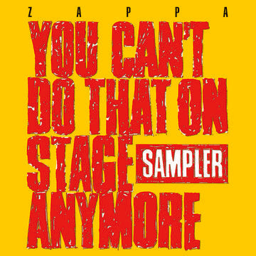 Frank Zappa - You Can't Do That On Stage Anymore Sampler 2LP LTD Transparent Yellow and Red Vinyl Record Store Day 2020